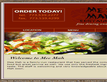 Tablet Screenshot of meemahrestaurant.com